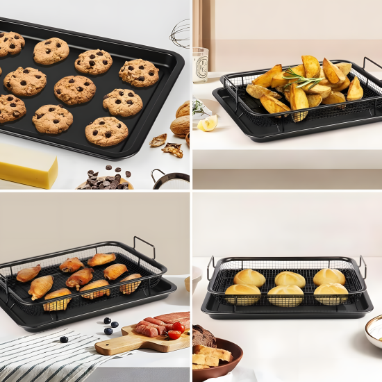 Oven Air Fryer Tray with Basket Small